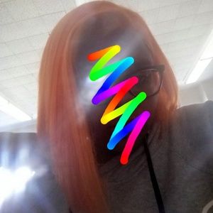 Wig- Bob Orange lace frontal human hair